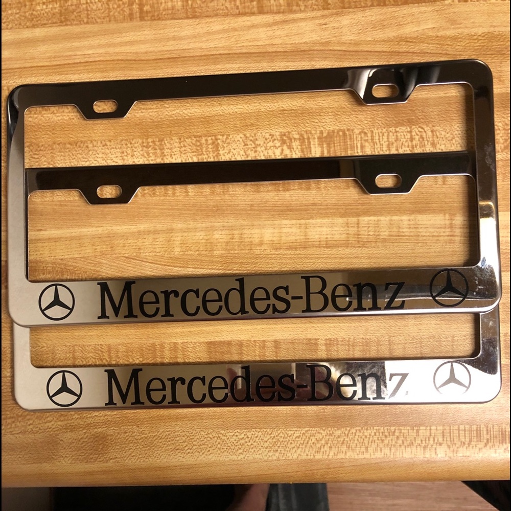Mercedes Benz License Plate Cover - Picture 2 of 3